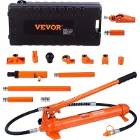 Vevor Hydraulische Krik 12 ton, Lucht-hydraulisch, 135 mm hefhoogte, Rood, inclusief verlengstukken