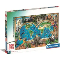 Clementoni - Puzzel - 300 Stukjes - The Wonderful Animal World - Puzzel Voor Kinderen - Vanaf 9 Jaar