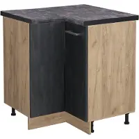 Vicco R-Line Hoekkast – 75.6 cm WB Antraciet Zwart beton