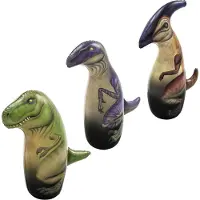 Bestway 52287 Up In & Over Dinosaur Inflatable Bop Bag Toy Assorted 91 Cm Groen 91 cm