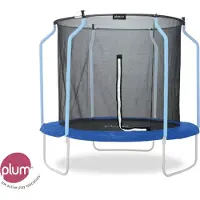 Plum - Wave Springsafe Trampoline met veiligheidsnet - 244 cm - Met mist