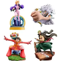 Megahouse One Piece Petitrama PVC Mini-beeldje, Logbox, Re Birth, Egghead set, 9 cm