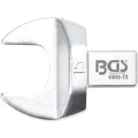 Bgs Einsteck-Maulschlüssel 15 mm Aufnahme 9 x 12 mm