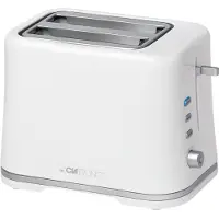 Clatronic TA 3554 2 Slice Toaster wit / zilver, Broodrooster, Wit