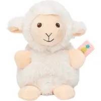 Happy horse Lam Logan Knuffel 14 cm - Ecru - Baby knuffel