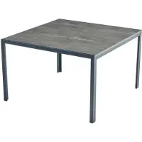 Poldimar Eettafel Colin | 120 x 124 x 74 cm | Grijsbruin