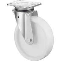 BS Rollen Zwenkwiel voor zware last | wiel-d. 200 mm draagvermogen 600 kg | kunststof | plaat L138xB110 mm | 1 stuk - N100.B10.201 N100.B10.201