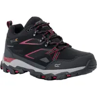 Regatta Dames/Dames Holcombe III Laag Loopschoenen (Zwart/Beaujolais)