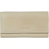 Marc O'Polo Portemonnee Jara Combi Wallet Chalky Sand Crème