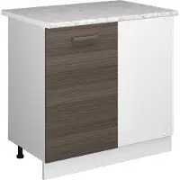 Vicco R-Line Hoekkast – 86 cm, WB Marmer Edel grijs