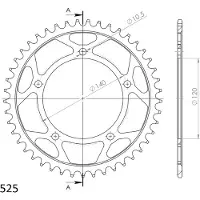 Supersprox Tandheugel achter RFE-1792:45-BLK