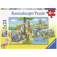 Ravensburger Welkom in de dierentuin 2x24st