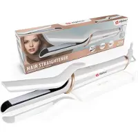 Edco Stijltang - Straightener - Keramische Platen - 3 Temperaturen - Steil, Glad en Glanzend Haar