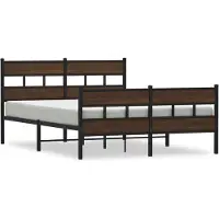 vidaXL Bedframe met hoofdbord en voetbord zonder matras 140x200 cm