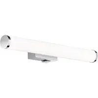 TRIO Wandlamp Mattimo, chroom / zilver, Badkamer, Kunststof, Modern, Wandlamp