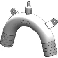 Trudesign Anti Siphon Elbow Zilver 38 mm