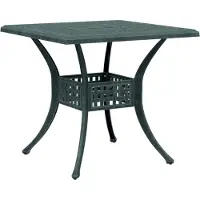 vidaXL Tuintafel 80x80x75 cm gietaluminium groen
