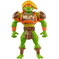 Mattel MOTU x TMNT: Turtles of Grayskull Action Figure Michelangelo 14 cm Action Figuur
