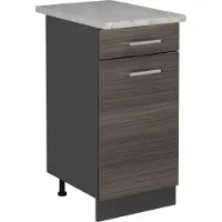 Vicco R-Line Keukenonderkast – 40 cm WB Marmer Edel grijs