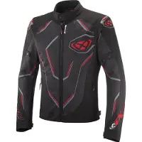 Ixon Demoniak Zwart Rood Textiele Motorjas Maat L