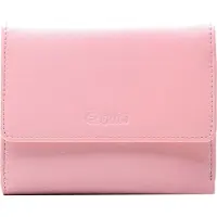 Esquire Leren Portemonnee Viktoria Flap Wallet Apricot Roze