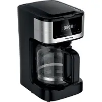 Heinner Digitale Koffiezetapparaat – 1,8 L – 900 W – 12 Koppen – Programmeerbare Timer – Touchbediening – Warm- en Koudzetfunctie – Zelfreinigend – Roestbestendig