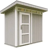 Timbela M901-TUNDRA GREY - LP SmartSide Tuinhuis op houtbasis - 3 m² - L161xL293xH239 cm - met vloer en verf