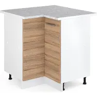 Vicco R-Line Hoekkast – 75.6 cm, WB Marmer Sonoma
