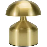 Luxus Draadloze Tafellamp Touch Mini - Vicky - Goud - 14cm - Tafellamp Slaapkamer - Decoratieve tafellamp - Oplaadbaar - Dimbaar