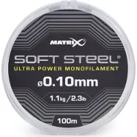Matrix Fishing Soft Steel Ultra Power Monofilament 100m - Maat : 0.10mm
