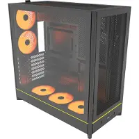 Montech HS01 PRO (zwart, gehard glas)