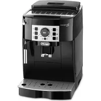 De'Longhi Magnifica S ECAM11.112.B, volautomatische koffiemachine met melkopschuimer voor cappuccino, espresso directe keuzeknoppen en draairegelaar, 2-kops functie, zwart