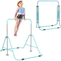HOMCOM - Kindergymnastiekstang - 154x106,2x128,5cm - Staal - Groen