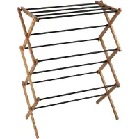 Kadax Ferrara houten staande droger met stalen stangen 60 cm voor auto's. montage