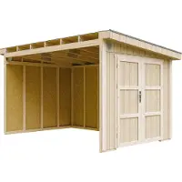 Timbela Tuinhuis, premium kwaliteit, 8,68 m² - H231x248x412 cm - Zonder vloer en zijwanden – M939B