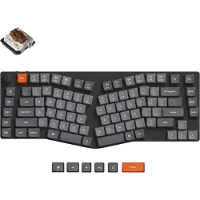 Keychron K15 Max Ergonomisch toetsenbord - K15M-H3 - Low Profile Gateron Brown switches (Alice layout)