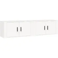 vidaXL Tv-wandmeubels 2 st 80x34,5x40 cm wit