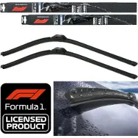 Formula 1 Set platte wisserbladen 530/450 Links + Rechts voor Renault/Suzuki/Toyota/VW/etc.