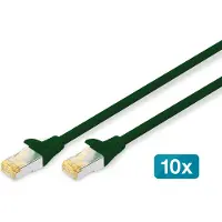 Digitus CAT 6A S/FTP Patchkabel, 10 Stück