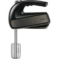 Black & Decker handmixer - 2 gardes + 2 deeghaken - 5 snelheden + turbofunctie