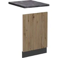 Vicco Frontpaneel R-Line Artisanaal eiken 45 cm , WB Antraciet, Model 49242