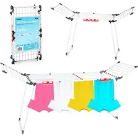 Massido Lydia, inklapbare wasdroger voor delicate kleding. 27 meter, wit