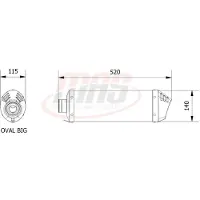 MIVV Oval Triumph Tiger 800 Xc/xr/xrt/xca 2011-16 T.011.lnc Gehomologeerde Slip On Uitlaatdemper