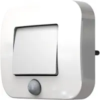 Osram nachtlampje Lunetta Hall Sensor wit, verpakking van 2, bewegingssensor, warmwit, 3000 K