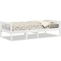 vidaXL Kinderbed zonder matras massief grenenhout wit 90x200 cm