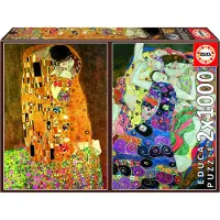 Educa - Puzzel - Klimt - 2 x 1000 stukjes - Legpuzzel - Art collection