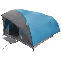 vidaXL Tunnel tent 10-persoons Waterdicht Blauw taft