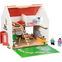 Goki Poppenhuis - City Life - Draagbaar - 30,5X23X30Cm - 3 Jaar