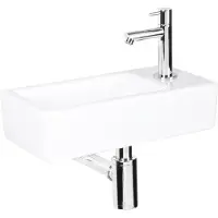Differnz Fonteinset helios 37.5x18.5x9.5 cm keramiek wit