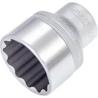 Hazet Dopsleutel 900Z-33 · 1/2 inch (12,5 mm) vierkant hol · Buitentwaalfkant tractieprofiel · SW 33 mm